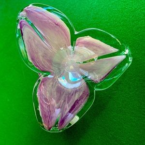 Murano Lily purple